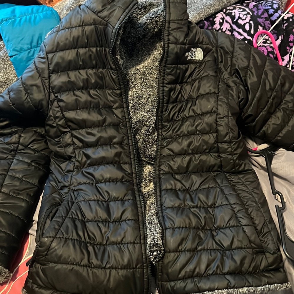 North Face jacket reversible